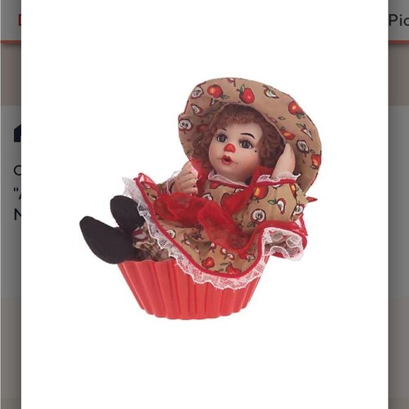 New in box Marie Osmond Apple Spice Rag A Muffin porcelain doll - Picture 6 of 6